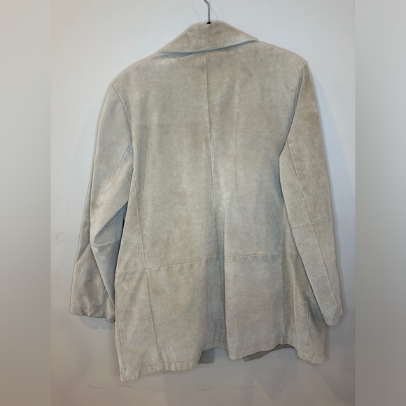 Women’s size large Bernardo tan suede jacket / work coat - Picture 2 of 6